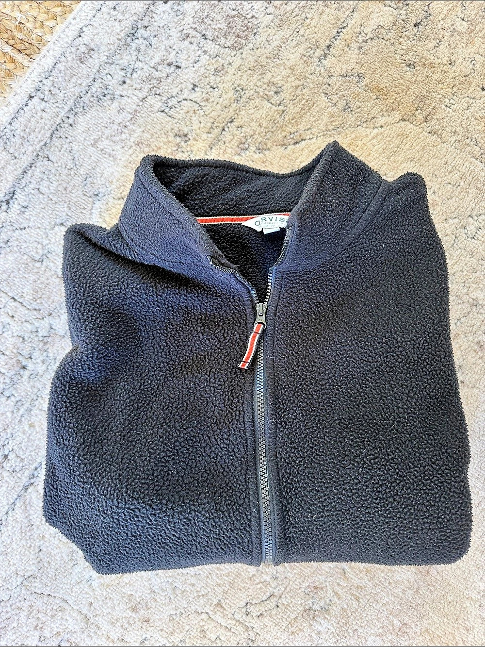 Patagonia Fleece Zip Vest in Black